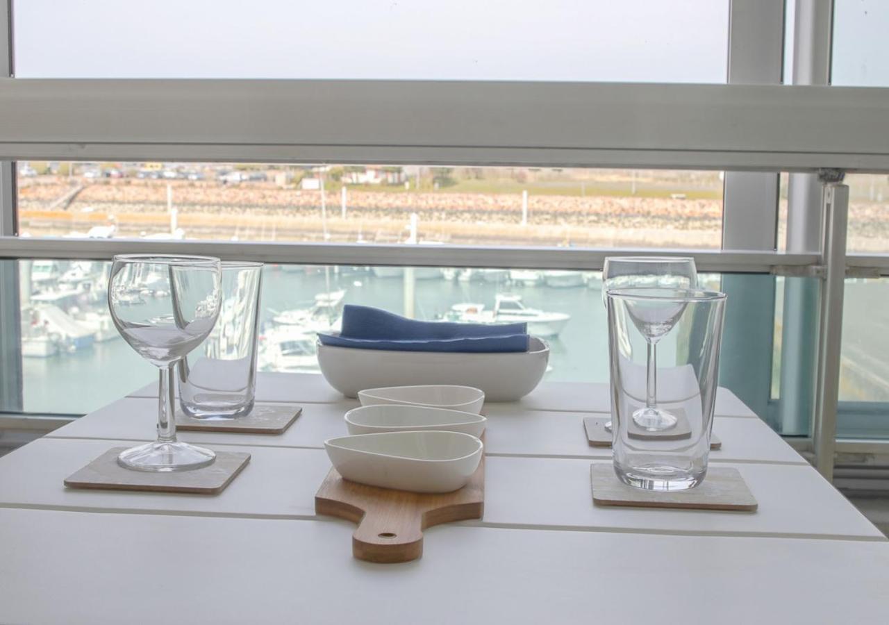 Apartamento Le Greement - Appt Vue Sur Le Port Courseulles-sur-Mer Exterior foto